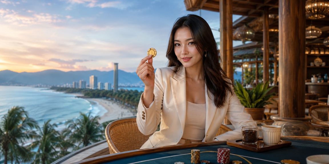 Người chơi card game thưởng thức cà phê tại Đà Nẵng trong không gian hiện đại