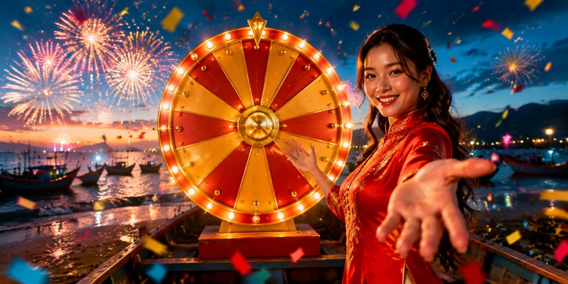 Rút thăm may mắn VIP tại bãi biển Mũi Né với không khí sôi nổi